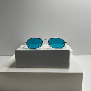 🕶 Super Cute retro teal lens on silver frames UV3 sunglasses 🕶